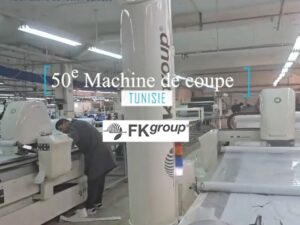 Installation de la 50e machine de coupe